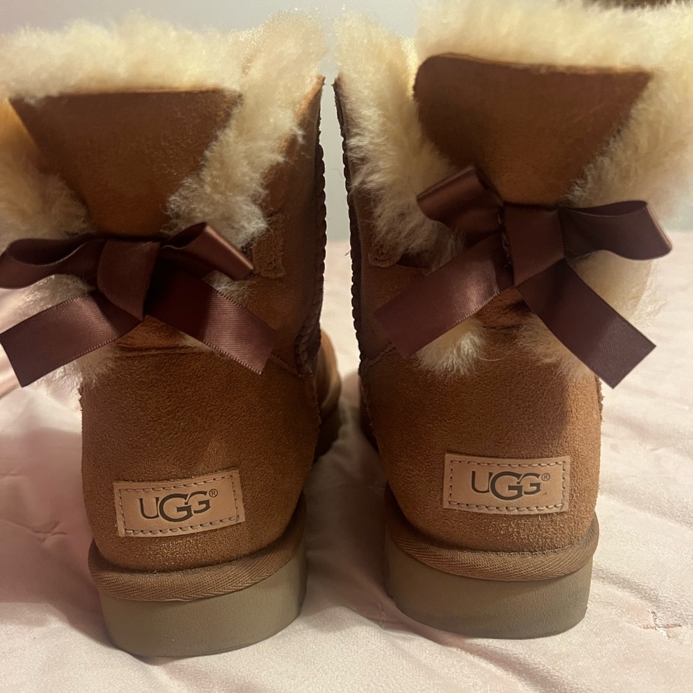 Ugg Mini Bailey Bow Boot Chestnut